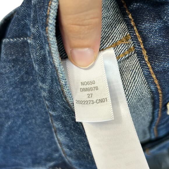 Madewell '90s Straight High Rise Jeans NWT Women's Sz 27 Boylan Wash Full Length - Picture 7 of 7